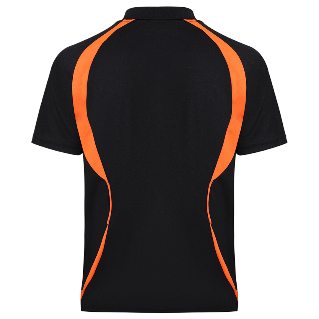 Black & Orange Flex Fit (Men's - 160GSM)