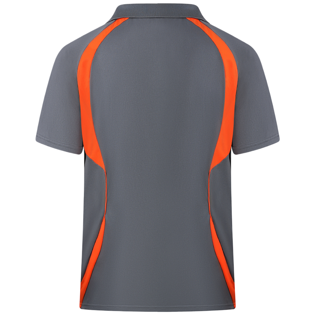 Charcoal & Orange Flex Fit (Men's - 160GSM)