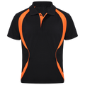 Black & Orange Flex Fit (Men's - 160GSM)