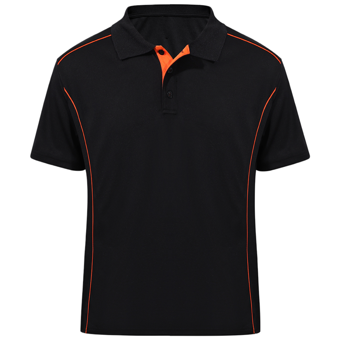 Black & Orange Iron Clad (Men's - 160GSM)