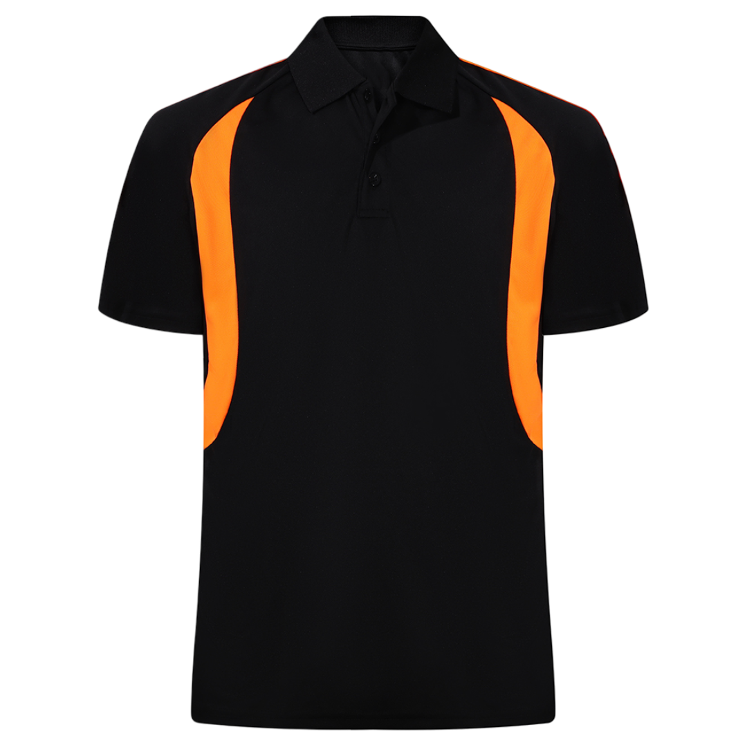 Black & Orange Air Feel (Men's - 160GSM)
