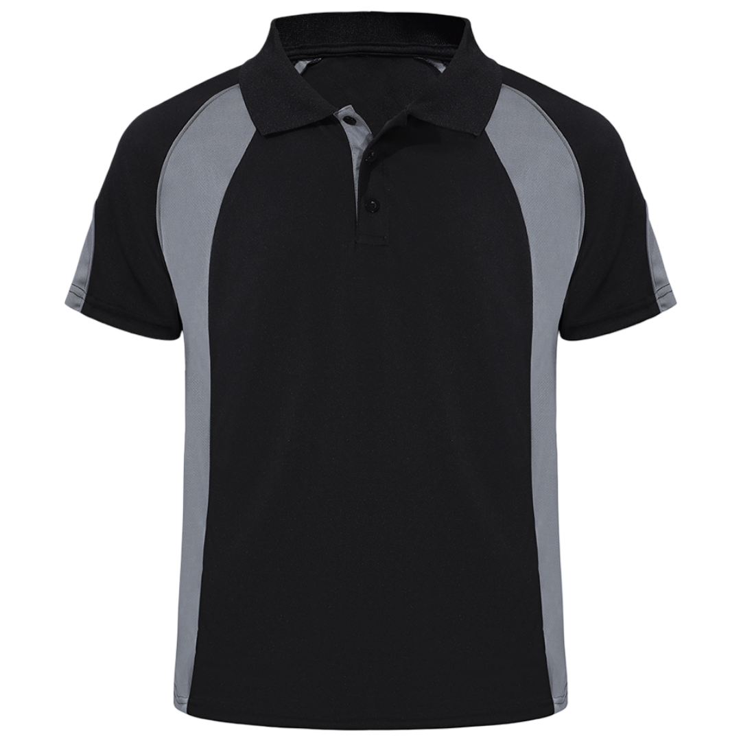 Black & Charcoal Cool Mesh (Men's - 160GSM)