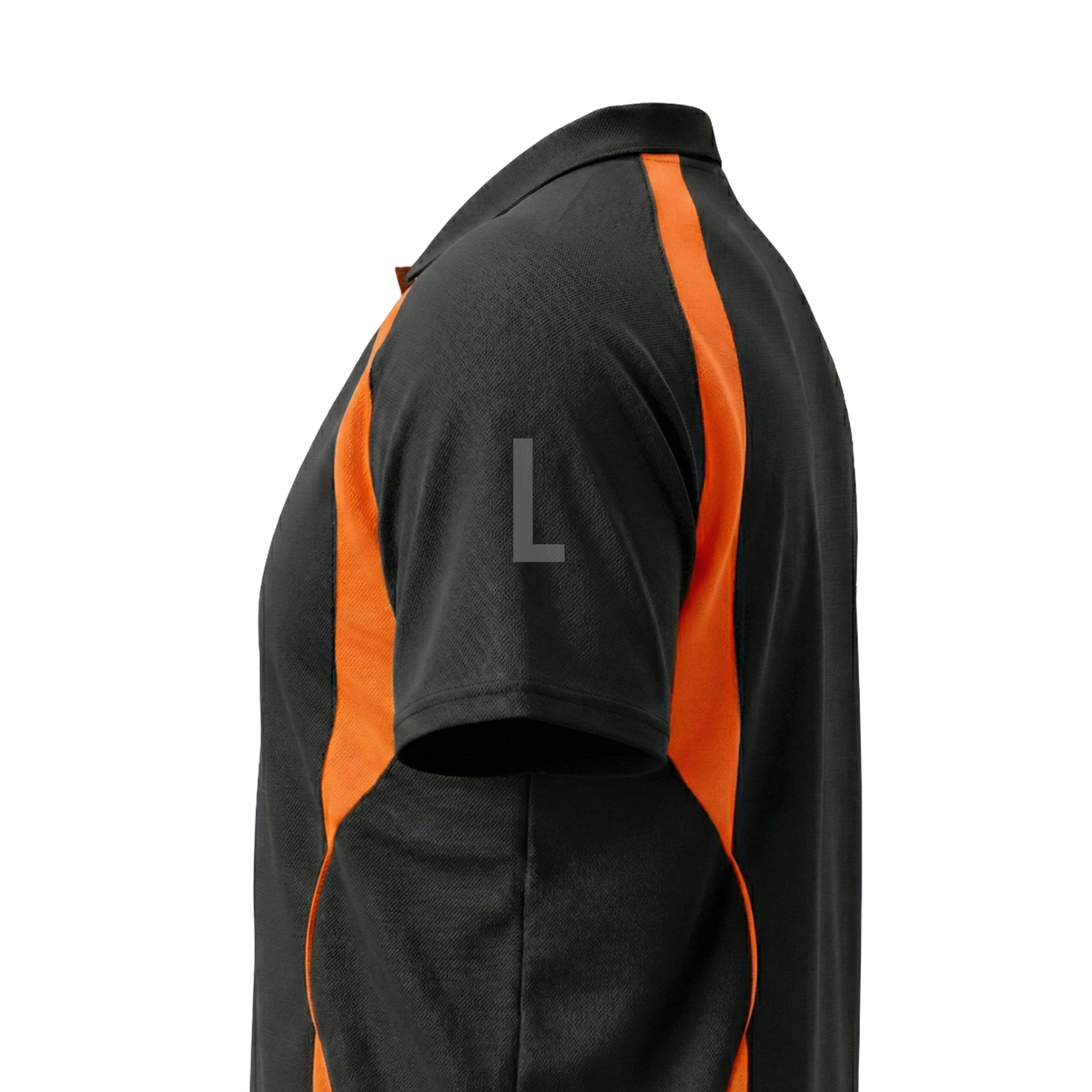 Black & Orange Flex Fit (Men's - 160GSM)