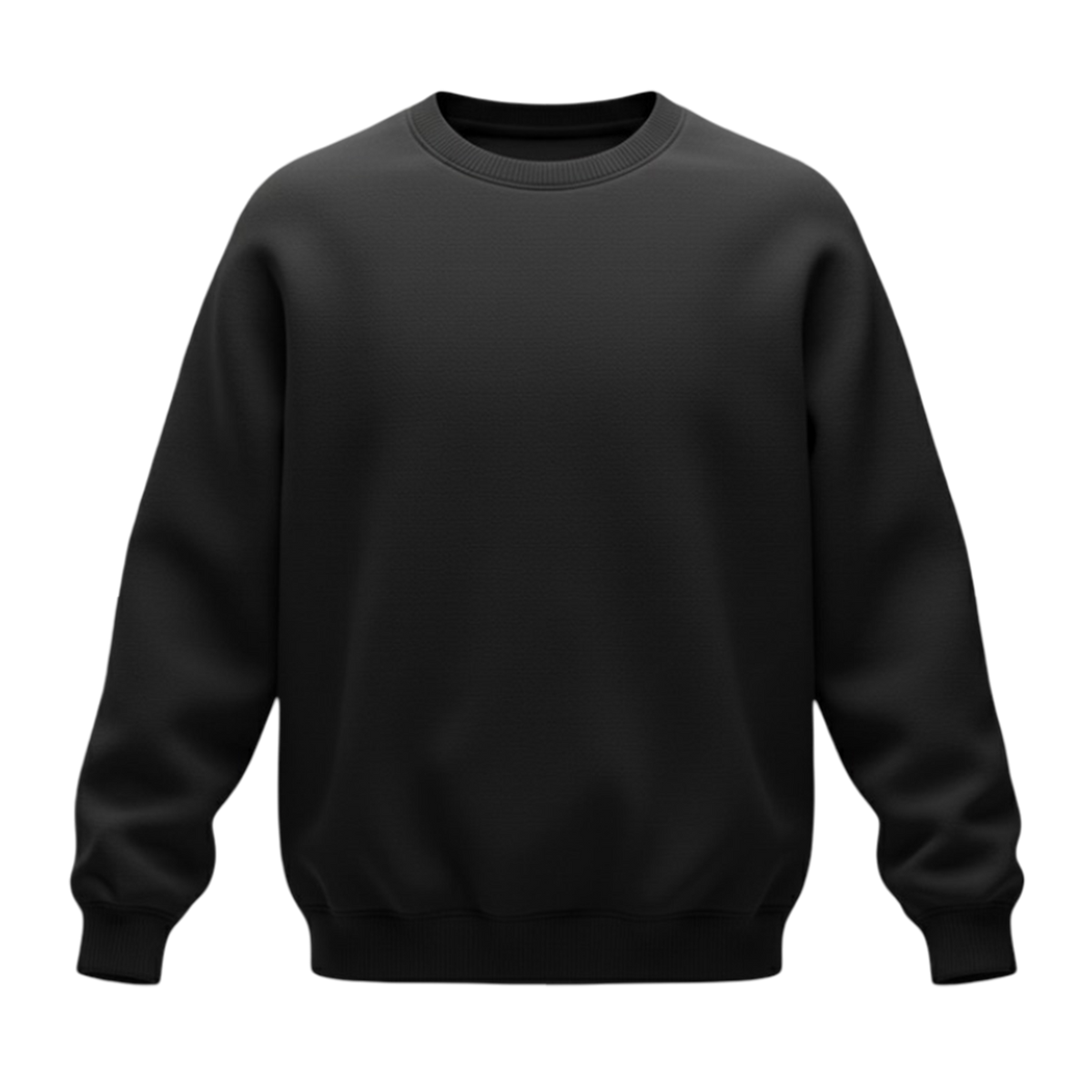 Black Sweetshirt (Unisex - 320GSM)