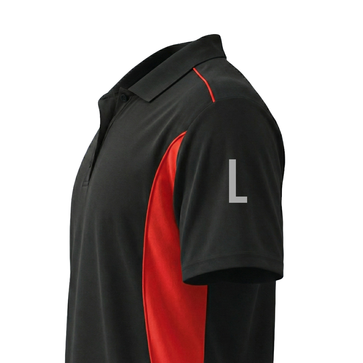 Black & Red True Dry (Men's - 160GSM)
