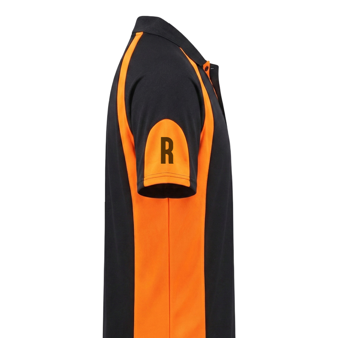 Black & Orange Cool Mesh (Women's - 160GSM)